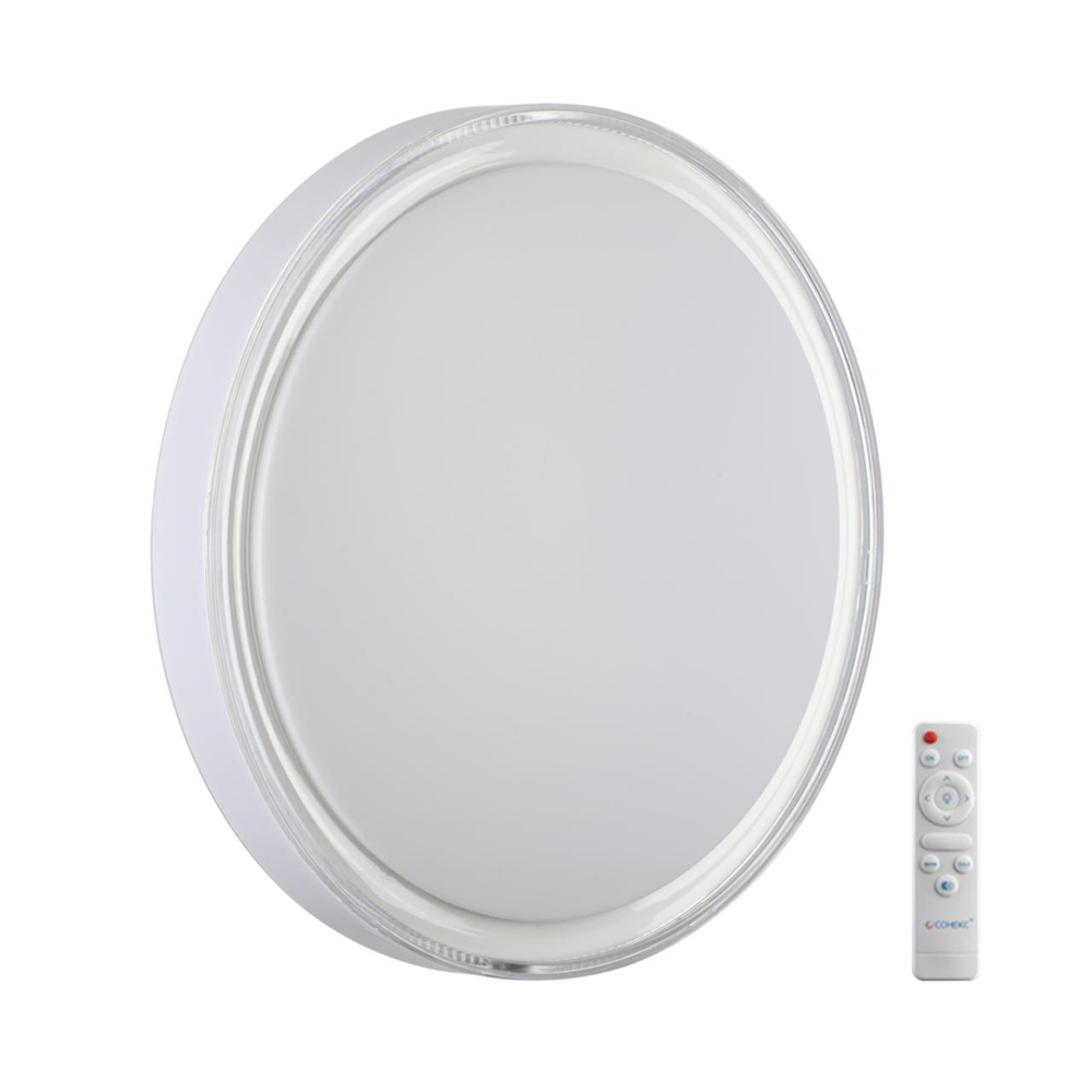 7699/EL MARON SN 000 Светильник пластик/белый LED 70Вт 3000-6000K D490 IP43 пульт ДУ LAVEN