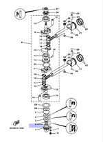 Сальник вала Yamaha 9.9/15лс (931011301800)