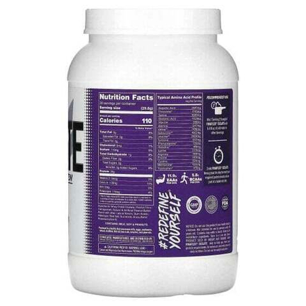 Сывороточный протеин Finaflex, Изолят, протеин премиального качества с низким содержанием углеводов, арахисовая паста, 893 г (2 фунта)