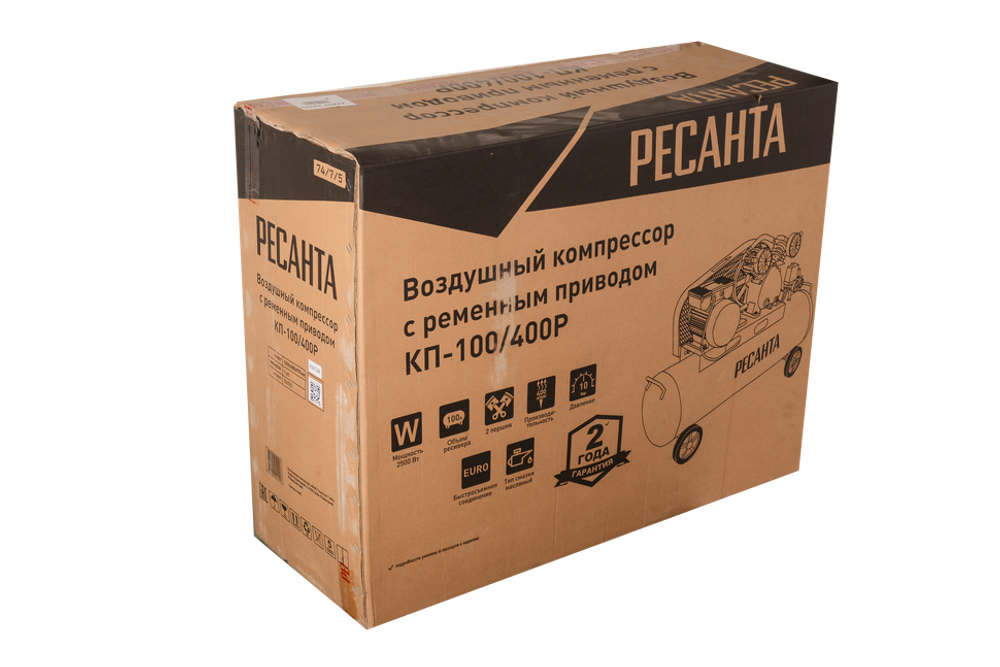 Компрессор Ресанта КП-100/400Р