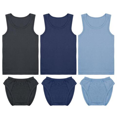 Набор комплект для мальчика (майка+трусы), (3шт), р.р. 28, цв в ассорт, (Аmoteks), 1 шт.