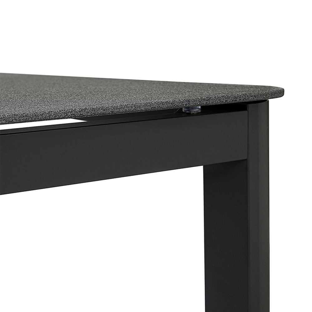 Стол обеденный Leif, 160х90 см, темно-серый