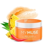 MYMUSE Натуральный антицеллюлитный солевой скраб-мусс для тела