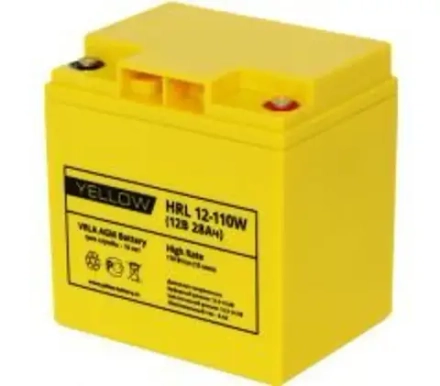 Аккумулятор YELLOW HRL 12-115WM
