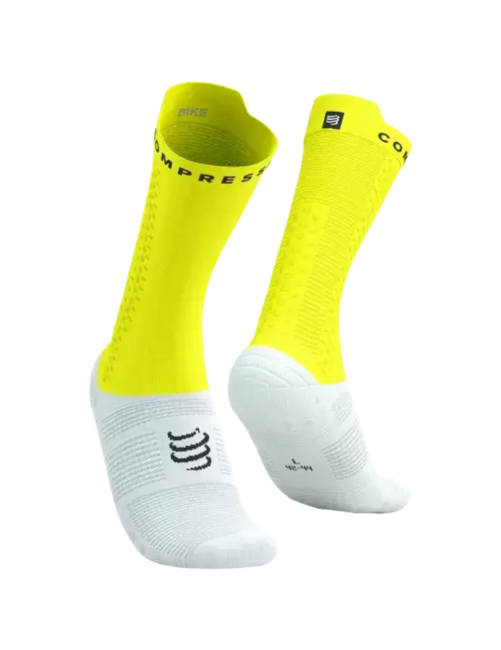 Носки Pro Racing Socks V4.0 Bike White Safe Yellow