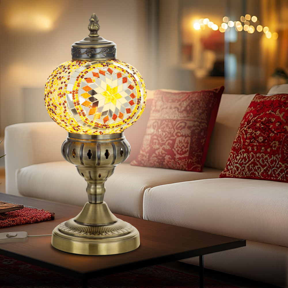 Citilux Каир CL419815 Настольная лампа Мозаика Янтарь