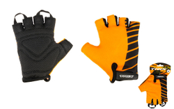 Перчатки TRIX nw мужские XL короткие пальцы гелевые вставки лайкра оранжевые