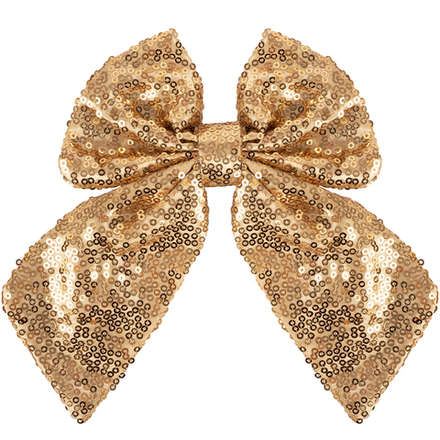 Декоративный бант Праздничные пайетки