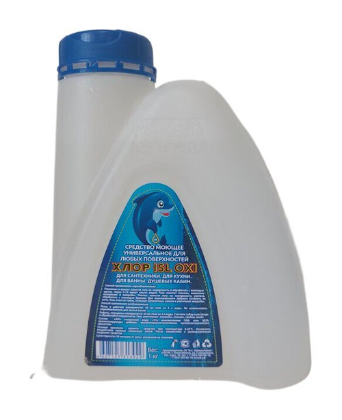 Средство моющее универсальное для любых поверхностей ХЛОР ISL OXI, 1кг.