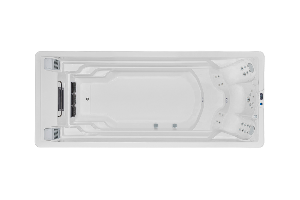 Плавательный спа-бассейн с профессиональным противотоком и тремя лежаками Victoria Star VS-GT605