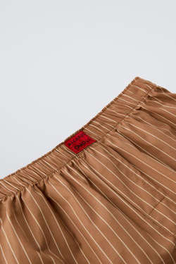 ZARA ТРУСЫ-БОКСЕРЫ X RICARDO CAVOLO, КОРИЧНЕВЫЙ