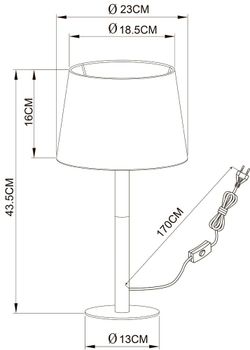 Декоративная настольная лампа Arte Lamp