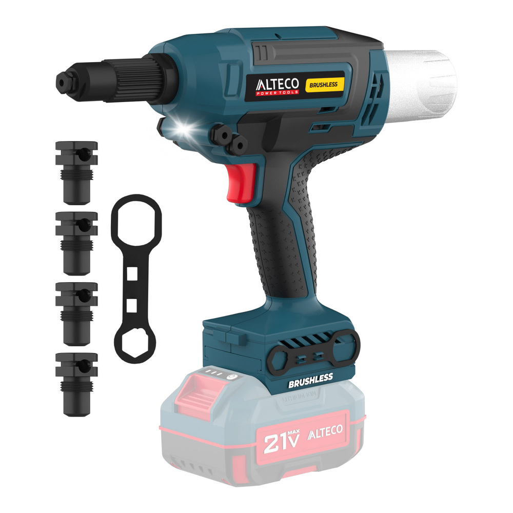 Бесщеточный аккумуляторный заклепочник ALTECO CRG 21-64 BL Solo (без АКБ И ЗУ)