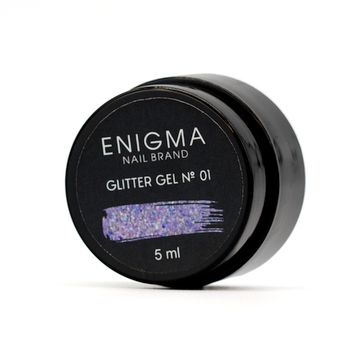 Глиттер гель Enigma №01