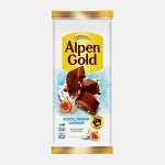 Шоколад Alpen Gold молочный Кокос инжир и крекер 80г