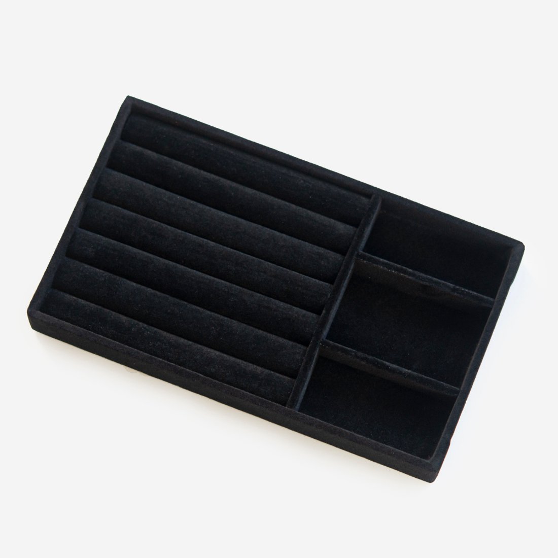 Органайзер для украшений №1, оттенок "Royal Black", 210*120*24мм, велюр