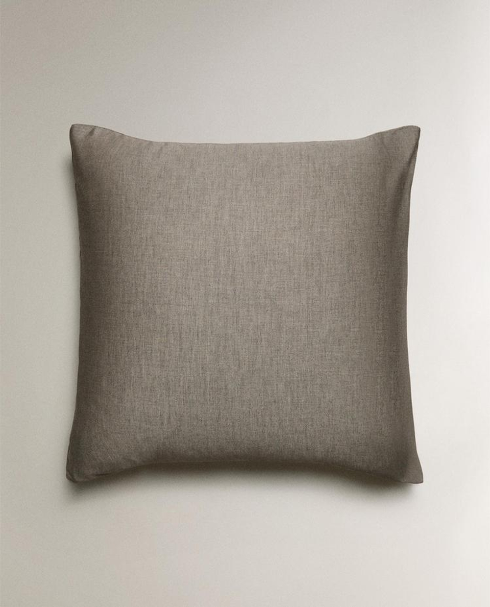 ZARA HOME ОДНОТОННАЯ НАВОЛОЧКА, СЕРЫЙ