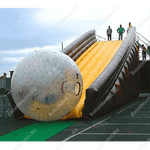 Надувная горка для зорба "Yellow ramp"