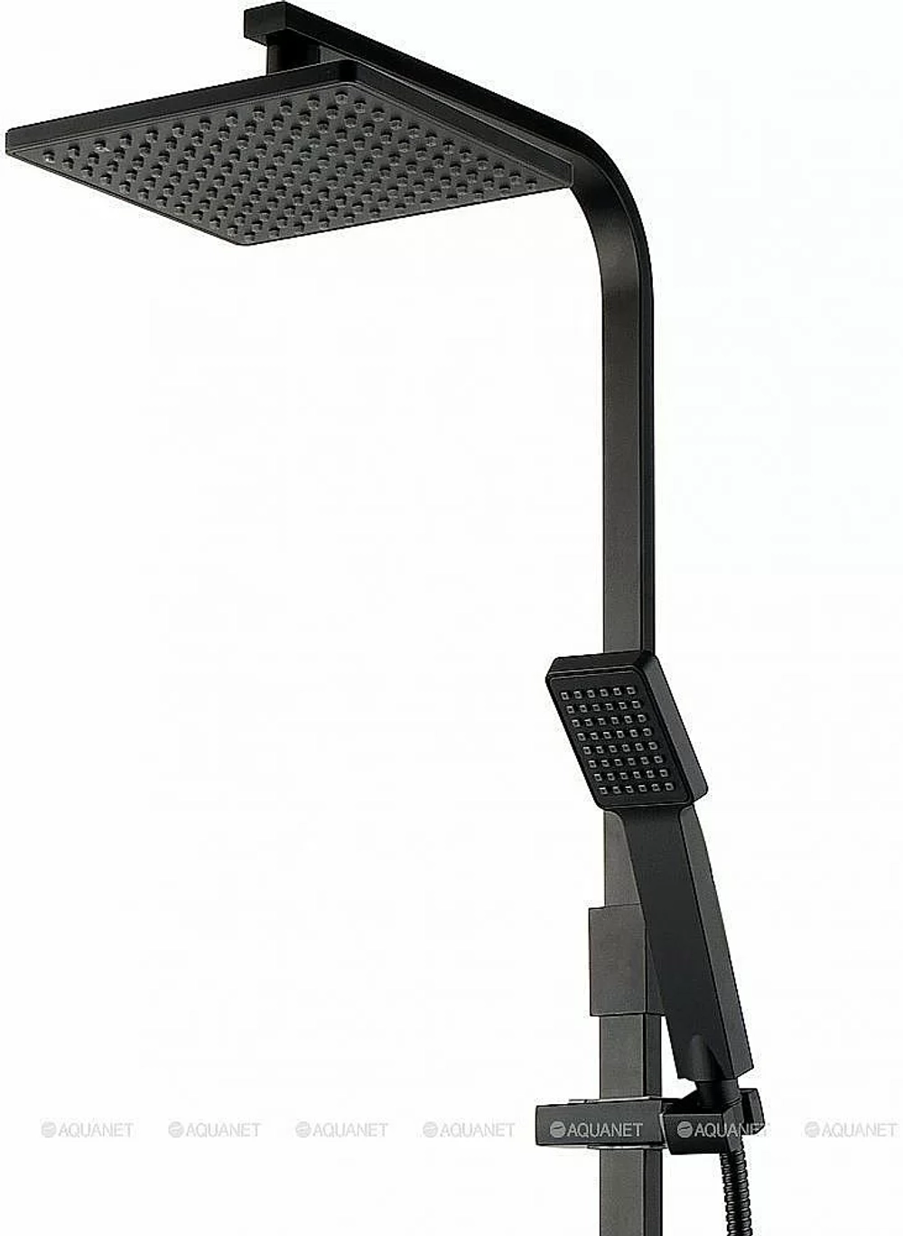 Душевая система Aquanet Gotic AF440-72-S-B черная матовая