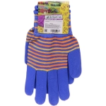 Перчатки нейлоновые «Садовник» с ПВХ точкой, синии 8 р-р ДоброСад
