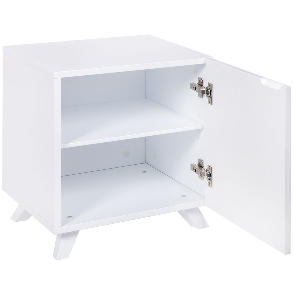 Тумба прикроватная Тропик Сканди Айс Сильвер правая