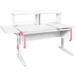 Растущая парта с задними и боковой полками Дэми СУТ 25-02-Б1Д2 (1500×880 мм)