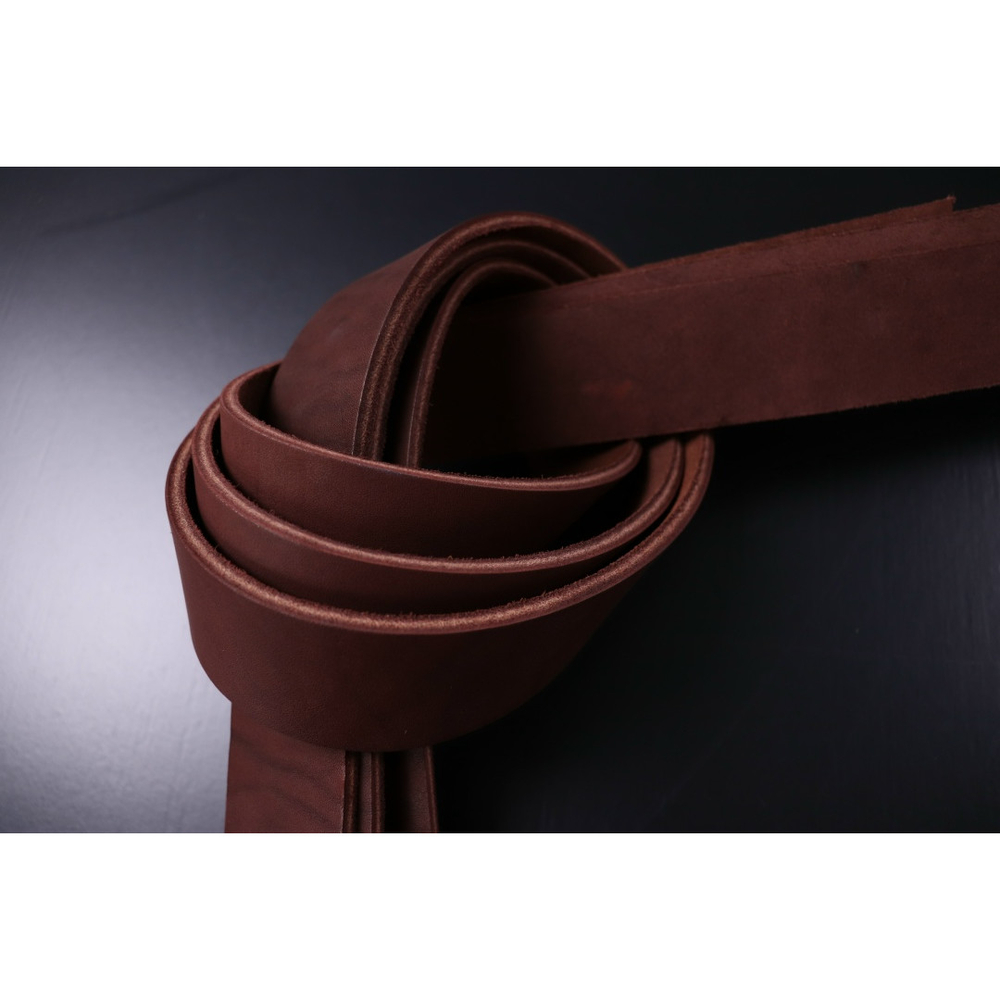 Ременная заготовка Бордо гладкая 4мм+