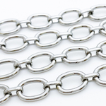 Цепочка, цвет серебро, размер звена 16*12 мм, цена за 50 см