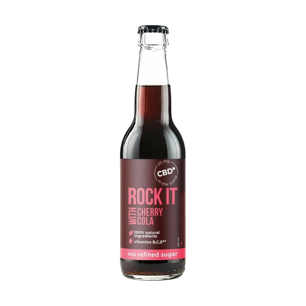 Лимонад Cherry Cola + CBD ROCK IT, 330 мл