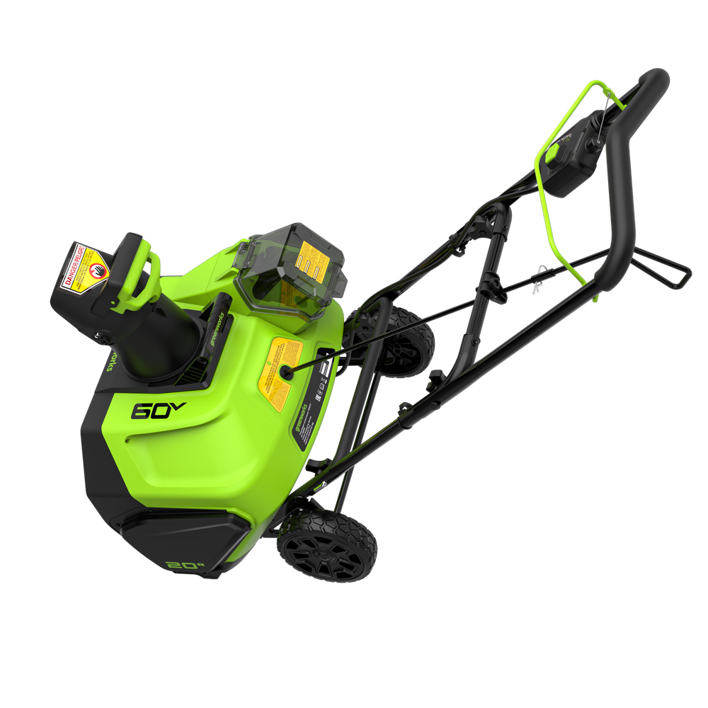 Аккумуляторный снегоуборщик GREENWORKS GD60PST 60V 51 см (2602907UB) с АКБ 7 Ah (5+2 Ah) и ЗУ