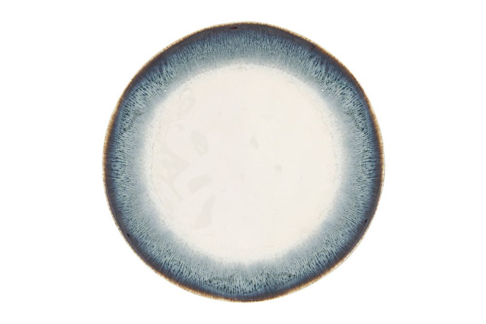 Тарелка закусочная Nuances, синяя, 21 см