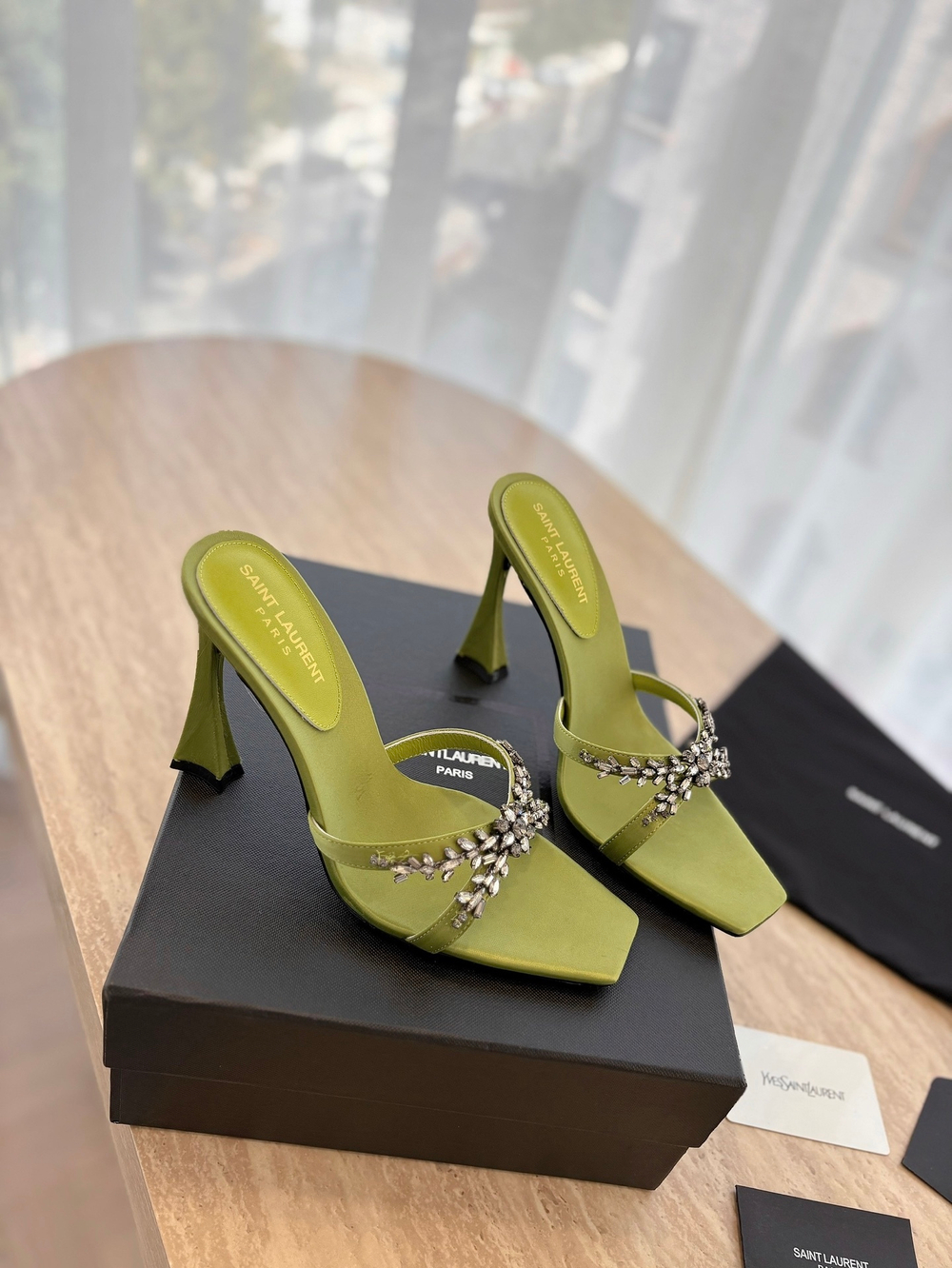 Saint Laurent Mules