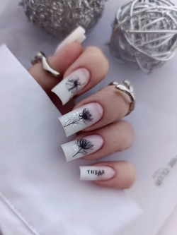Lucky Rose Слайдеры наклейки для длинных ногтей 418