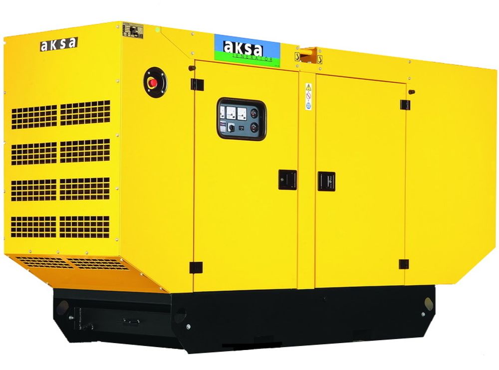 Дизельный генератор AKSA APD 110C в кожухе