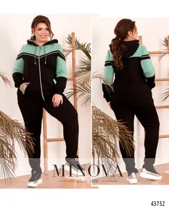 Костюм 8-280-черный-оливка Minova