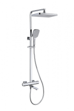 12071 Душевая система с термостатом (ХРОМ) GANZER (5/1шт)