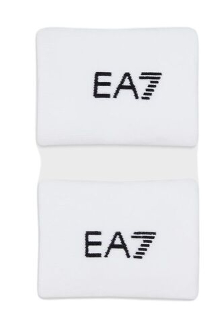 Теннисные напульсники EA7 Tennis Pro Wristband - White