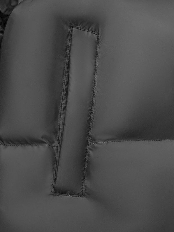 Пуховик AW25 серый - фото 7