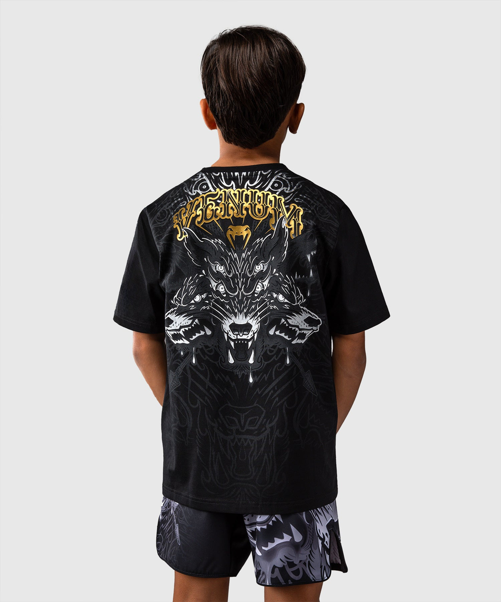 Футболка детская Venum Wolf Atak Black/Grey