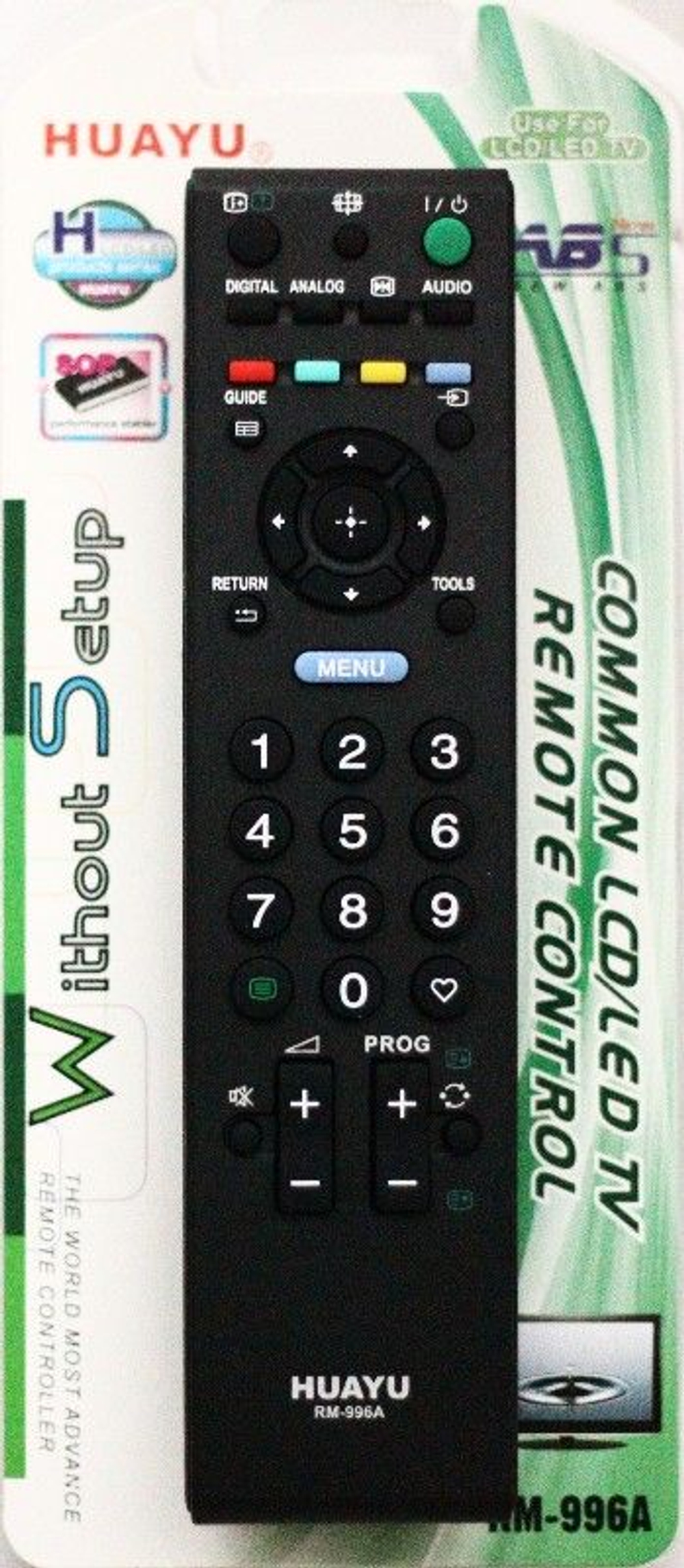 Универсальный пульт RM-996A для телевизоров марки SONY