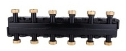 Стальной распределительный коллектор Kromwell (8 отопительных контура)