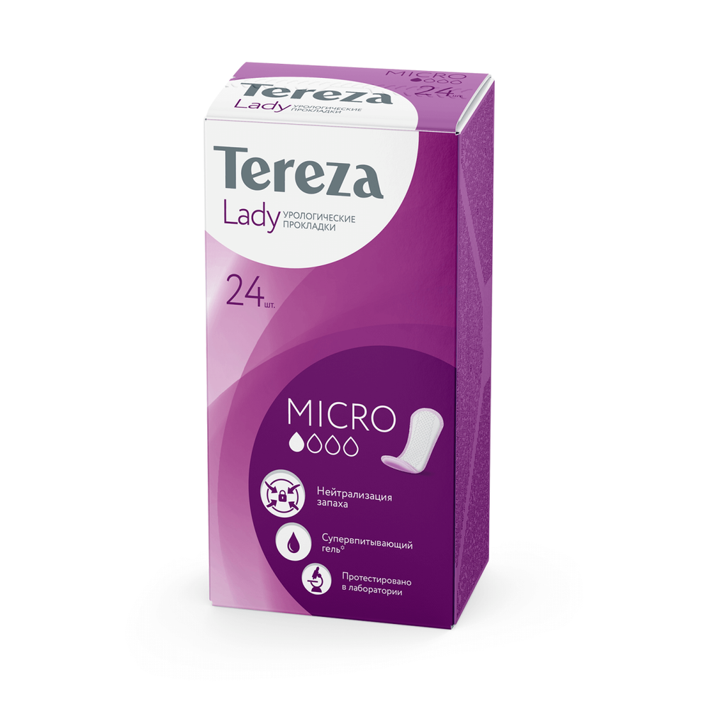 Прокладки "TEREZA LADY" (Урологические Микро) 24 шт.