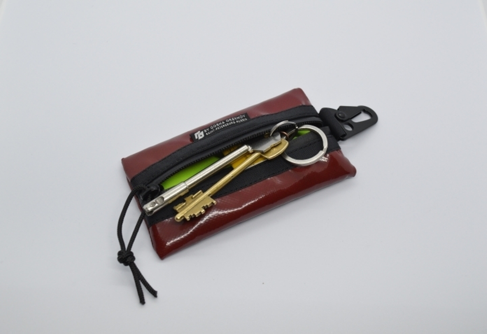 Tarpaulin Key Wallet бордовый