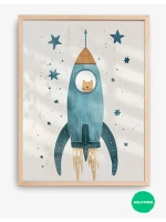 Постер в детскую мальчика 40х50 см