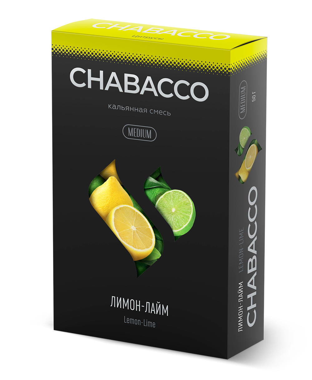 Chabacco Medium - Lemon-Lime (50g)