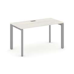 Style Project Стол письменный SN-59P.SP-005 Дуб Наварра/Металл Серый/Серебро Заглушка 1780*600*750