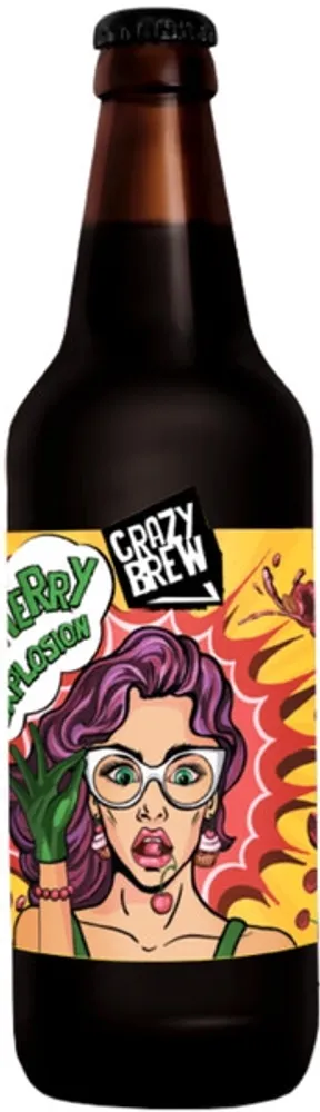 Пиво Крейзи Брю Черри Эксплоушн / Crazy Brew Cherry Explosion 0.45 - стекло