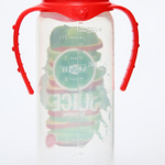 5399486 Бутылочка для кормления «Яблочный сок» 250 мл цилиндр, с ручками