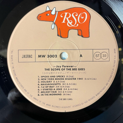 Винтажная виниловая пластинка LP The Scope Of The Bee Gees (Japan 1975) (Obi) Lonely Days