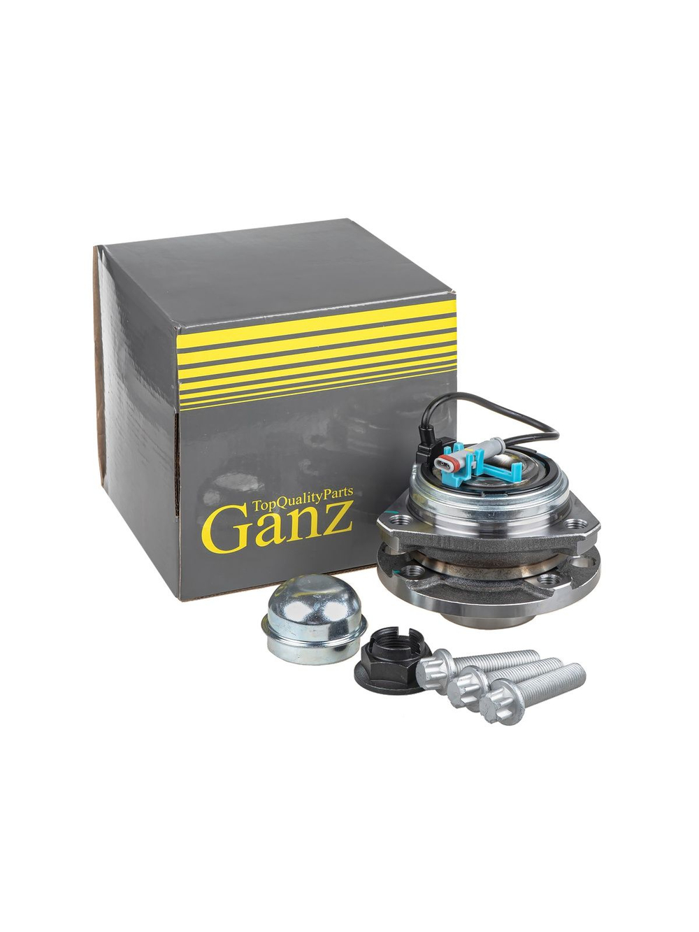 Ступица передняя в сборе L R (с ABS, 4 болта) для OPEL Astra H (04-) GANZ GIM03161